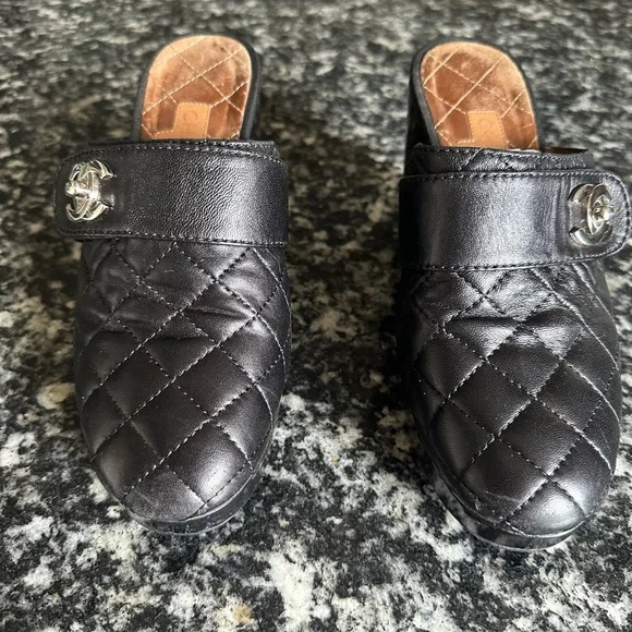 Authentic Chanel Clogs. I had people stop me to tell me how beautiful they are. - Picture 1 of 3